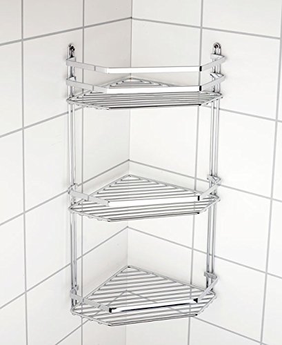 B - Ware Eckregal Badregal Duschregal Duschkorb Mit 3 Böden