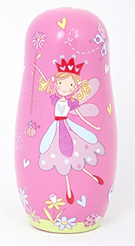 VStoy Lucy Locket – Feen Matroschka – 5 Babuschka Puppen aus Holz - 2