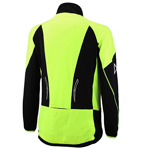 AIRTRACKS THERMO RADTRIKOT SET PRO T / THERMO FAHRRADTRIKOT LANGARM PRO T + FAHRRADHOSE LANG PRO T / ATMUNGSAKTIV / REFLEKTOREN / FULL ZIP - 5