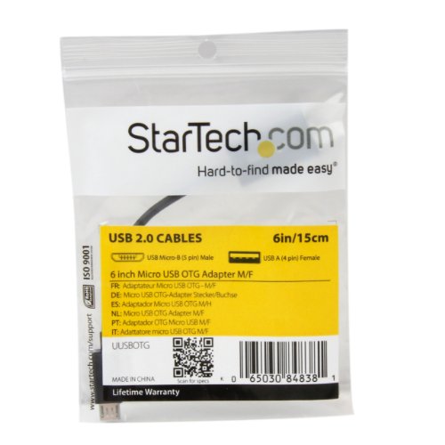 Startech UUSBOTG - Adaptador USB  negro