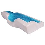 Oreiller en Gel rafraîchissant, Anti-ronflement en Mousse à mémoire de Forme | Soutien du Cou | Coussin orthopédique d'été | Soulagement de la Douleur | Linge de lit, Voir Image, Taille Unique