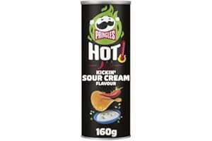 DNAAZ 12 x Hot Kickin' Sour Cream Flavour Crisps 160g "Deliciousness that brings a smile" Gift Hamper Treat For All Occasions