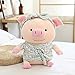 Produktbild NOWPST Badetuch Schwein Puppe Baby Plüschtiere Für Kinder Maskottchen Schlafen Mate Plüsch Tier Baby Spielzeug Für Kleinkinder Höhe 25 cm