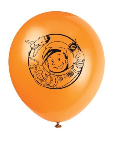 8-teiliges Luftballon-Set * Astronaut Flo * // Kindergeburtstag Kinder Geburtstag Feier Set Mottoparty Partygeschirr Deko Fest Party Motto Deko Weltraum Space Alien Raumschiff All Luftballons Ballons - 3