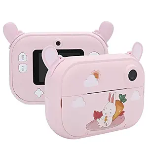 Latest Kids Camera, 2.4Inch HD Screen Cartoon Camera, Portable Kids Mini Digital Camera, Gifts for Age 3 4 5 6 7 8 9 Years Old Girls Boys Protective Shockproof Shell, Durable and Safe