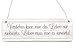 Produktbild Interluxe Shabby Vintage Schild Dekoschild VERSTEHEN KANN MAN DAS LEBEN NUR RÜCKWÄRTS Zitat Sören Aabye Kierkegaard