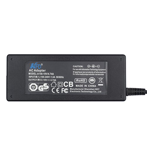 KFD 90W Ladegerät Netzteil Ladekabel für Samsung R530 M50 P30 R60 R70 E252 X20 R500 R58 R510 R700 R65 R72 NC10 NC20 Q45 R18 R20+ R39 R40 R45 R50 R505 R519 R520 R540 Rv510 Rv520 R580 R480 R730 Q430 Rf510 R710 R780 Np350v5c Np355v5c AD-9019 Ad-9019s [ TÜV GS-zertifiziert ] - 3