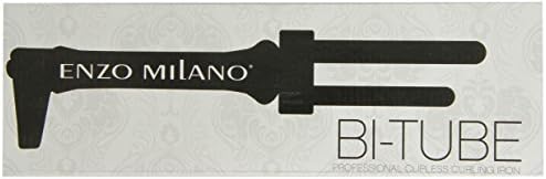 Enzo Milano Bi-Tube Curling Iron - US 110 VOLT - TRANSFORMER REQUIRED FOR INTERNATIONAL USE