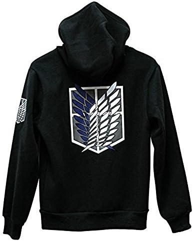 Anime Shingeki No Kyojin The Survey Corps Cosplay Thermal Costume Hoodie Jacket