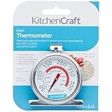 KitchenCraft KCOVENTH Oven Thermometer, Stainless Steel, 6.5 x 8 cm, Silver