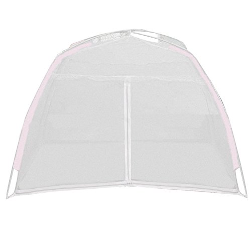 Preisvergleich Produktbild Kinder Kleinkind Bett Falten Kindergarten Bett Kinderbett Anti-Moskitonetz Baldachin Moskito Netting Spielzelt Haus PinkRand