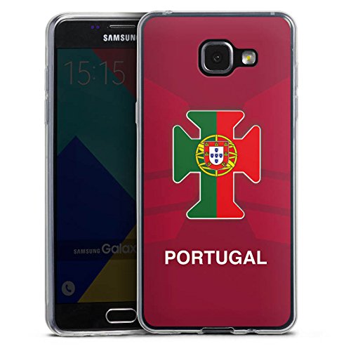 Samsung Galaxy A5 (2016) Slim Case Silikon Hülle Schutzhülle Portugal EM Trikot Fußball Europameisterschaft