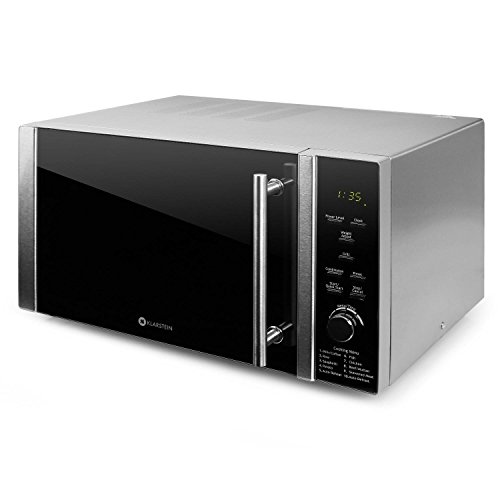 Klarstein TK23-Luminance-Prime Mikrowelle / 28 L Garraum / kompakter Mikrowellenofen mit Grillfunktion / 900 W Mikrowellen und 1000 W Grillleistung / schwarz - 8