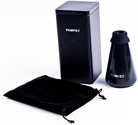 PAMPET Lightweight Trumpet Cup Mute For Trumpet Practice Mute (Black)