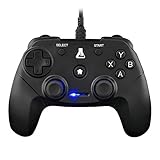 THE G-LAB K-PAD THORIUM Manette Gaming PC & PS3 Filaire USB avec Vibrations Intégrées, GamePad Contrôleur de Jeu connecté par Fil - Manette de Jeu pour PC Windows XP-7-8-10, PS3, Android (Noir)