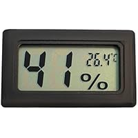 ISO TRADE LCD Digital Thermometer Hygrometer mit Sonde Aquarium Reptil -50C bis +110C 800