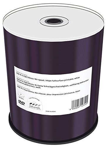 MediaRange MR413 - DVD-R 4,7GB 16x Speed, bedruckbar, 100 Stück