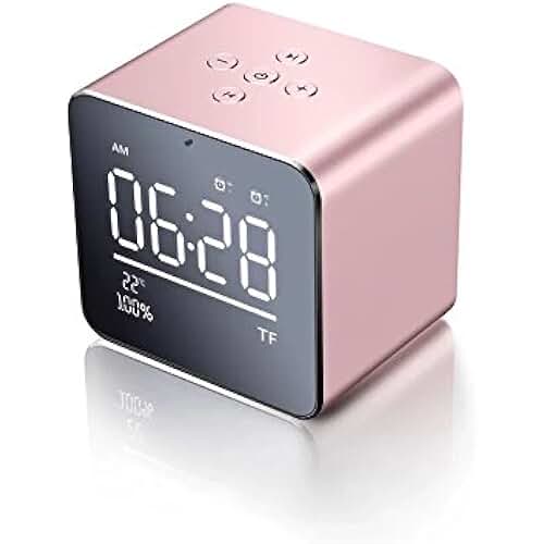 Amazon.co.uk rose gold alarm clock