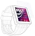 Produktbild atFoliX Kunststoffglas Folie für Fitbit Versa Lite Edition Glasfolie - FX-Hybrid-Glass elastische 9H Kunststoff Panzerglasfolie - Besser als Echtglas Panzerfolie