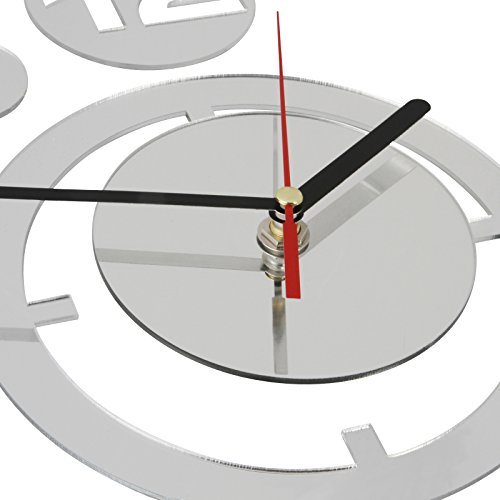 Jago Wanduhr inklusive 3 Schmetterlingen als Wand-Tattoos aus pflegeleichtem Acryl Schmetterlingsmotive für eine freie Anordnung - 2