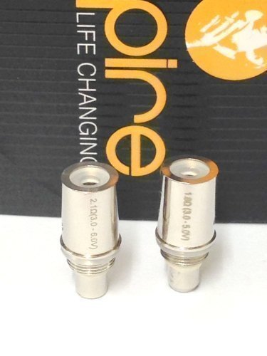 5x Aspire BDC (Bottom Dual Coil) clearomizer spare heads 1.8ohms 100% Genuine original Aspire for use with all Aspire clearomizers / glassomizers (ET, CE5, Vivi Nova, Mini Nova, etc...) NOT SUITABLE for Nautilus. No Tobacco, No Tar, No Nicotine.