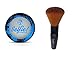 W7 Selfie Powder Compact 6g + LyDia® Makeup Brush F-07 for Bronzer, Powder, Blusher, Foundation, Blending, Contour, etc