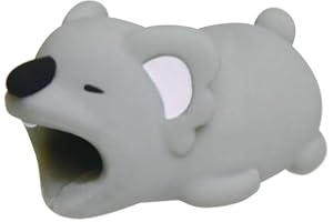 UCABLES 2 Unidades Protector de Cable - Para Cables Lightning iPhone y Macbook, Tipo C, Micro USB, Ethernet, Cargador, Auriculares, Ratón, Teclado - Hecho en Silicona - Universal - Koala