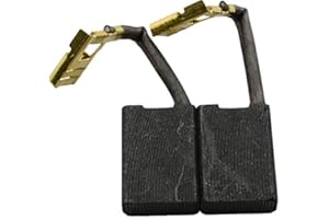 Buildalot Specialty Carbon Brushes ca-17-15320 for DeWalt Hammer D25980-6.3 x 16 x 23 mm - With Automatic Shut-Off, Springs, Cable and Plug - Replacement for Original Parts 1005550-02