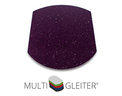 Multigleiter® das Original, Kunststein Stone Brombeer für den Thermomix® TM5 und TM31, Gleitbrett