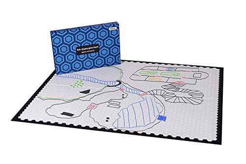 Hexers XL Role Playing Game Board: Mat Alternative - Dungeons & Dragons DND Pathfinder RPG Compatible - 44''x34''- 1'' Squares & hexes - Foldable & Dry Erase