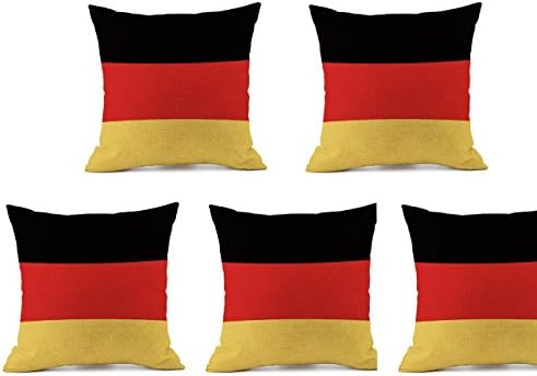 LHZ Handicrafts Set Of 5 Multi Colored Home Bed Cushion Cover Sofa Throw Pillow Zari Brocade Pretty Accent 45cm