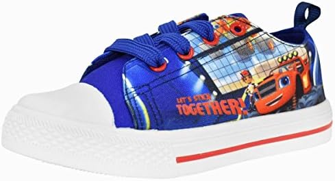 Boys Blaze and The Monster Machines Blue Canvas Casual Sneakers Sports Shoes UK Size 8.5