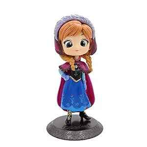 AUGEN Anna Action Figure from Frozen Limited Edition for Car Dashboard, Decoration, Cake, Office Desk & Study Table (15cm)(Pack of 1)