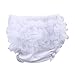 La Vogue Baby Girls Boys Ruffle Pants Knickers Bloomers Nappy Cover (L, White)