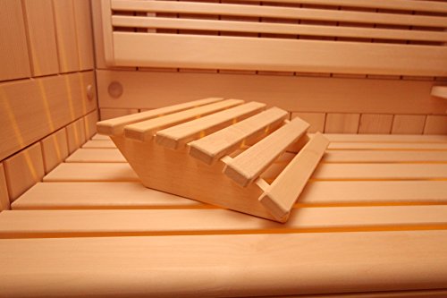 Sauna Kopfstütze „Multi“ – gewölbt aus Abachi Weichholz – NEU – TOP ANGEBOT – TOP QUALITÄT – SAUNA ZUBEHÖR Saunakopfstütze - 3