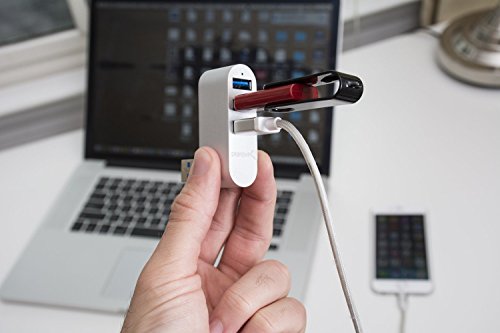 Sabrent USB HUB Premium 3-Port-Aluminium-Mini-USB-3.0 drehbaren Hub [90°/180° Grad drehbar] (HB-R3MC) - 4