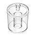 Produktbild FuLanDe Multifunktions-Acryl-Kosmetik-Make-up-Organizer, Wattestäbchen/Woll-Halter mit Deckel, transparent rund