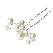 Pack of 10 Pearl Cluster Bridal Hair Pins. Pearl Slide Clips Grips Wedding