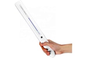 Doctor San - Sanierungstechnik UV-C Desinfektionslampe UVC-Desinfektionsstab UV-Lampe Reise UV-C Lampe 4W mit Akku inkl. USB-Ladekabel weiß