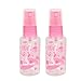 Pink Rabbit Pattern Plastic Spray Bottle Container 35ML 2 Pcs