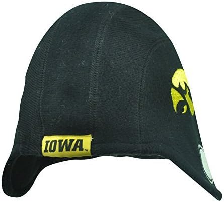 NCAA Iowa Hawkeyes Game Day Helmet Beanie Knit Skully Hat Black Fan Favorite by Fan Favorite