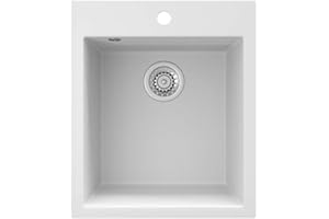 Bergström Spülbecken "Venice", Weiß, 43 x 50 cm