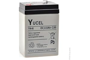 Yucel - Sealed lead acid battery YUCEL Y4-6 6V 4Ah F4.8