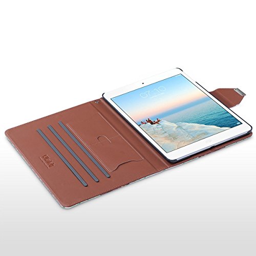 iPad Air Hülle, ULAK 360 Grad Rotierend Stand Smart Cover Case Schutzhülle Tasche Etui mit Auto Schlaf / Wach Funktion für Apple iPad Air/iPad 5th 2013 (Liebesbaum) - 4