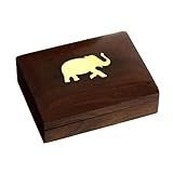Cigarette Holder Case Wood Box Indian Decor
