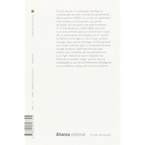 Nacionalismo (El Libro De Bolsillo - Ciencias Sociales)
