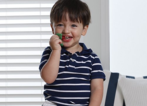 RaZbaby Schnuller – Beissring in Rot - 3