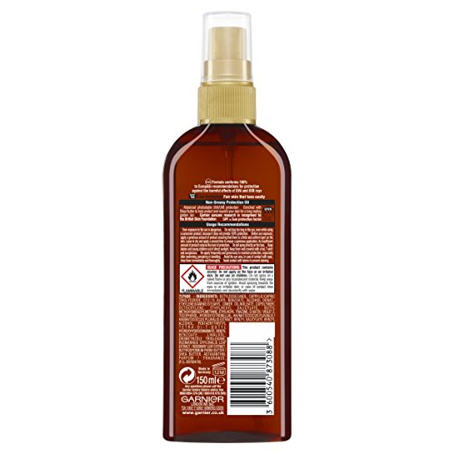 Garnier Ambre Solaire Goldene Schützen SPF10 (Low) Oil Spray 150ml - 2