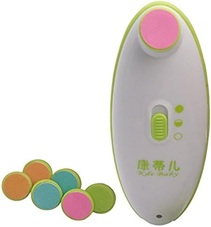 KDE USB Recharged Baby Nail Trimmer Nail Care With 7 Replcement Pads
