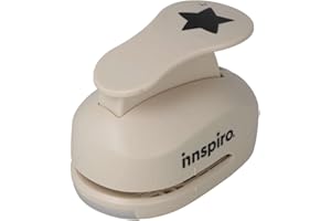 INNSPIRO Troqueladora de figuras Eva Foam Punch estrella 50mm., perforadoras para Scrapbooking, DIY Manualidades, Creación de Tarjetas